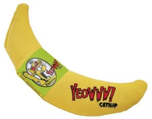 Yeowww! Banana Catnip Cat Toy catnip toys, feather wand toy