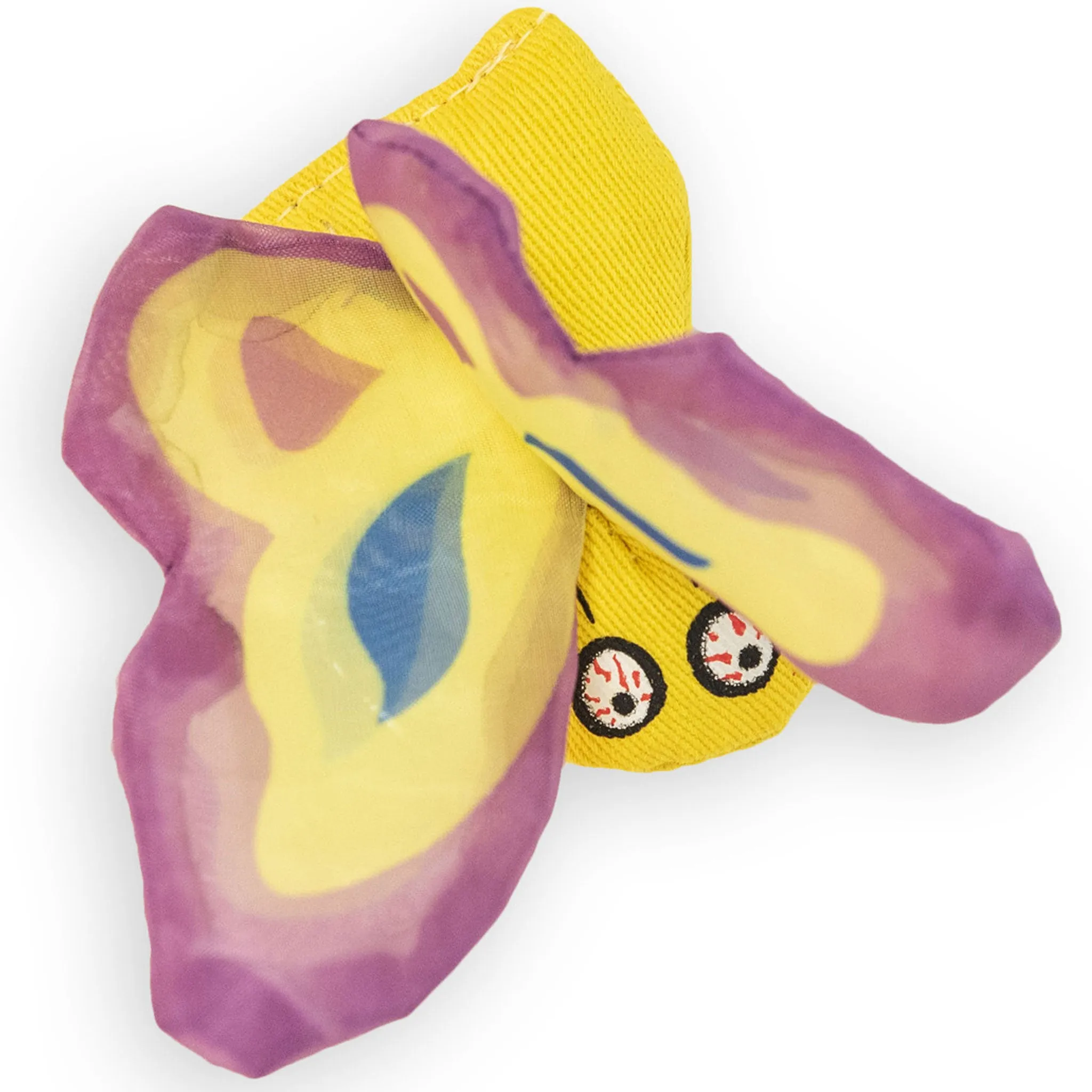 YEOWWW! Butterfly Toy Purple Cat Toys