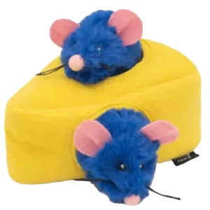 Zippy Paws Cheese Mice Burrow Yellow Cat Toys cat toys, cat supplies