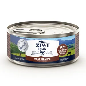 Ziwi Beef Cat Can organic cat food, holistic cat food
