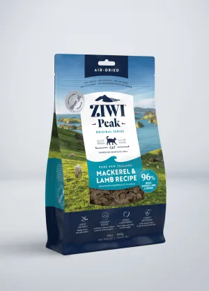 ZIWI Peak Air-Dried Mackerel & Lamb Recipe For Cats air dried cat food, grain free air dried cat food
