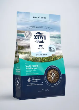 Ziwi Peak Cat Steam Dried Wild South Pacific Fish Recipe adult cat food, best cat food for adults