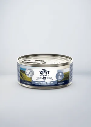 ZIWI Peak Grain Free Mackerel Recipe Canned Cat Food wet cat food, canned cat food