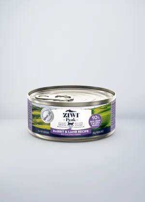 ZIWI Peak Grain Free Rabbit & Lamb Recipe Canned Cat Food grain free cat food, no grain dry cat food