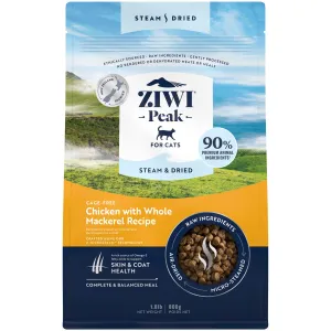 Ziwi Peak Steam & Dried Chicken Cat Food organic cat food, holistic cat food