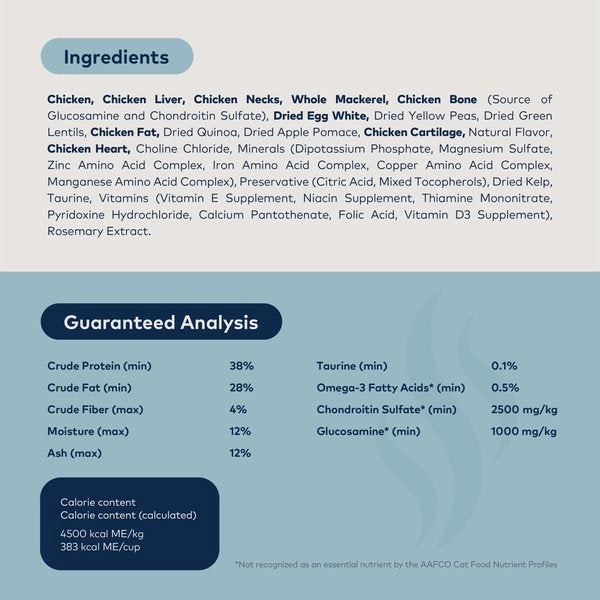 ZIWI Peak Steam & Dried Chicken with Whole Mackerel Recipe Air-Dried Cat Food