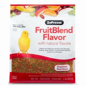 Zupreem Fruitblend for Extra Small Birds 2lb bird cage parrot food bird toys bird perch bird treats