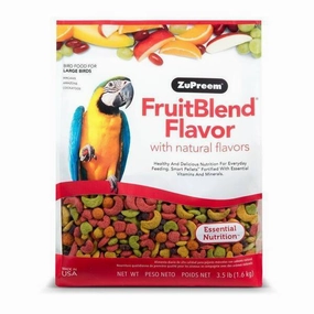 Zupreem Fruitblend for Large Bird 3.5lb bird cage parrot food bird toys bird perch bird treats