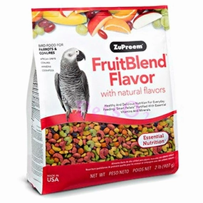 Zupreem Fruitblend for Medium - Large Birds 2lb bird cage parrot food bird toys bird perch bird treats