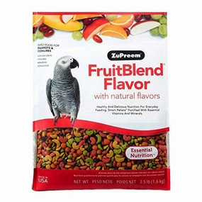 Zupreem Fruitblend for Medium - Large Birds 3.5lb bird cage parrot food bird toys bird perch bird treats