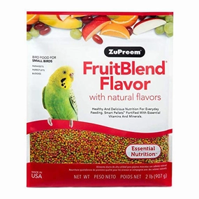 Zupreem Fruitblend for Small Birds 2lb bird cage parrot food bird toys bird perch bird treats