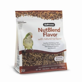 ZuPreem NutBlend for Medium Birds 2lb bird cage parrot food bird toys bird perch bird treats
