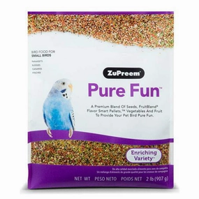 Zupreem Pure Fun for Small Birds 2lb bird cage parrot food bird toys bird perch bird treats