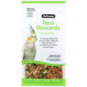 Zupreem Real Rewards Garden Mix for Medium Birds 170g bird cage parrot food bird toys bird perch bird treats