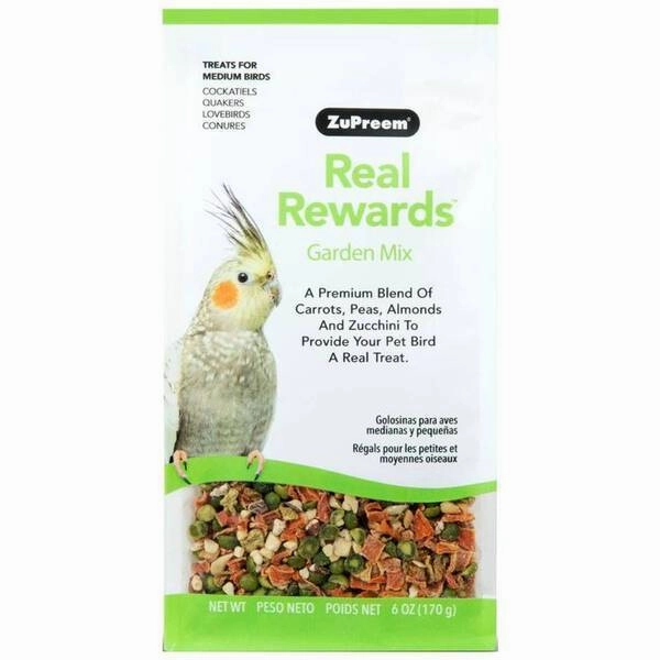 Zupreem Real Rewards Garden Mix for Medium Birds 170g bird cage parrot food bird toys bird perch bird treats