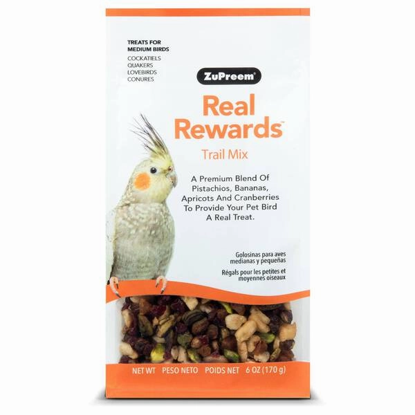 Zupreem Real Rewards Trail Mix for Medium Birds 170g bird cage parrot food bird toys bird perch bird treats
