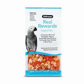 Zupreem Real Rewards Tropical Mix for Large Birds 170g bird cage parrot food bird toys bird perch bird treats