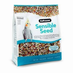 Zupreem Sensible Seed for Medium Birds 2lb bird cage parrot food bird toys bird perch bird treats