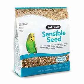 Zupreem Sensible Seed for Small Birds 2lb bird cage parrot food bird toys bird perch bird treats